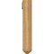 Ekena Millwork Westlake Arts and Crafts Rough Sawn Bracket w/ Offset Brace, Western Red Cedar, 8"W x 36"D x 48"H BKT0806X36X48WTL03RWR - alternate 2